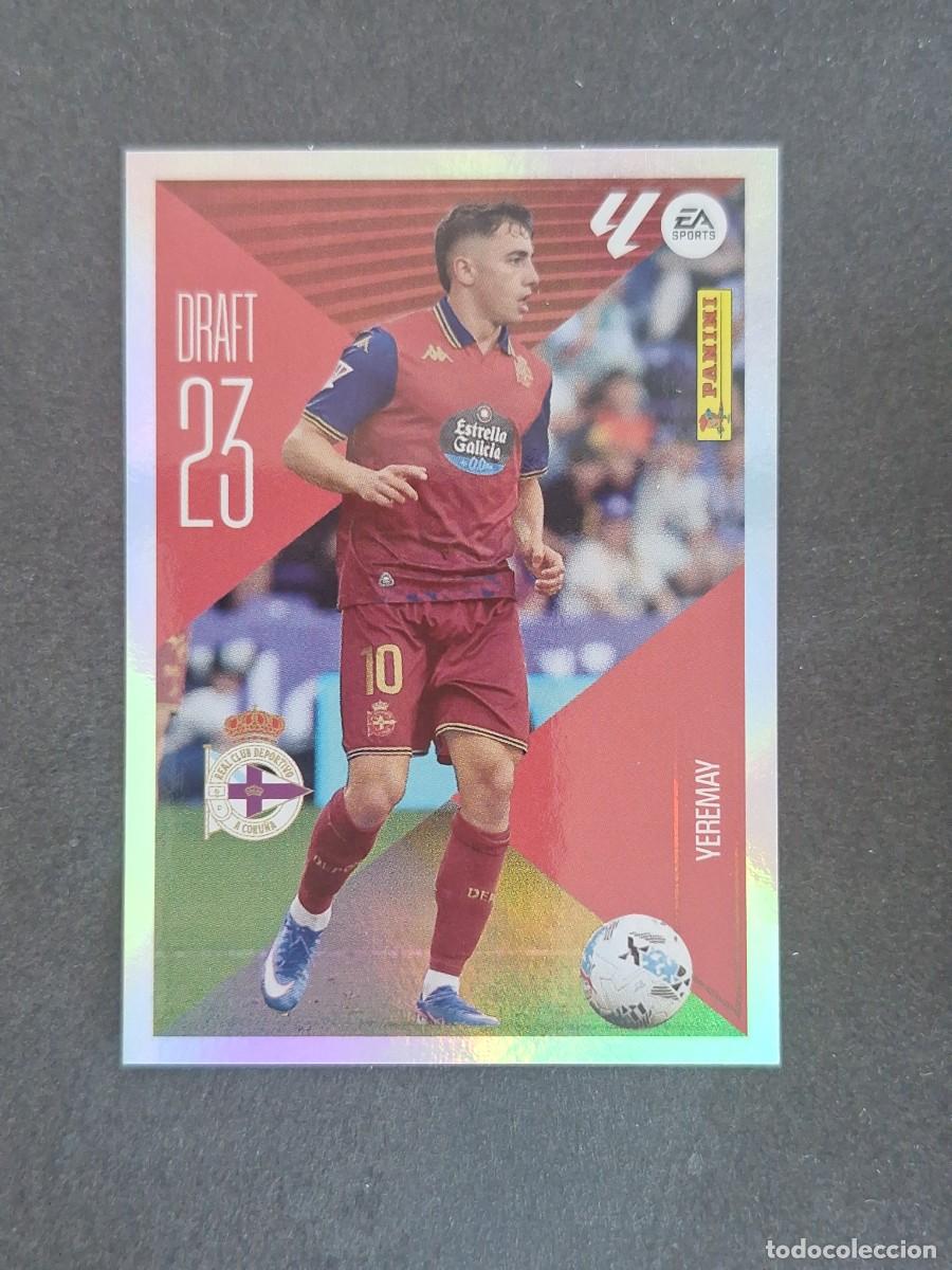 Figurine di Calcio: L3 YEREMAY DEPORTIVO DE LA CORU&Ntilde;A DRAFT 23 LIGA ESTE 2026 2027 26 27 NUNCA PEGADO SIN PEGAR