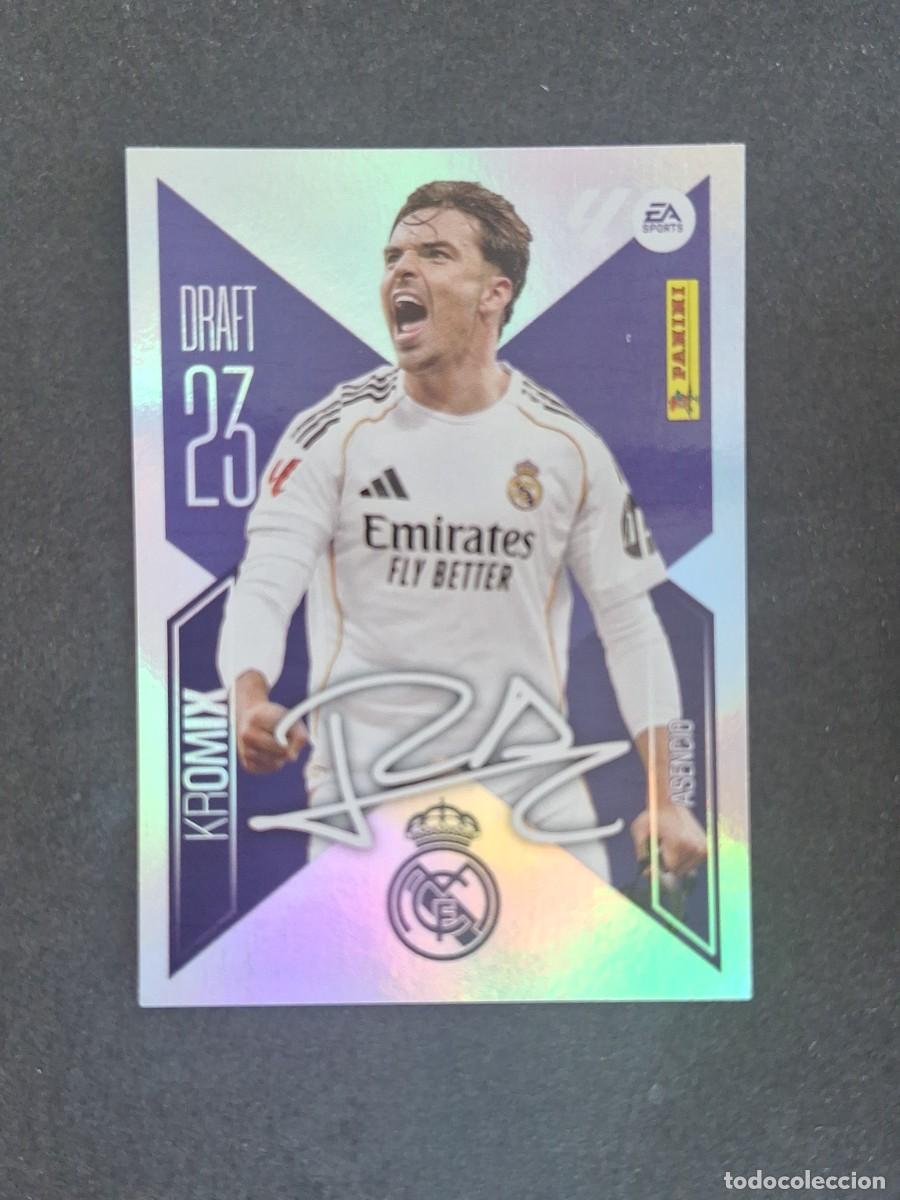 Cromos de Futebol: L3 ASENCIO REAL MADRID DRAFT 23 KROMIX LIGA ESTE 2026 2027 26 27 NUNCA PEGADO SIN PEGAR