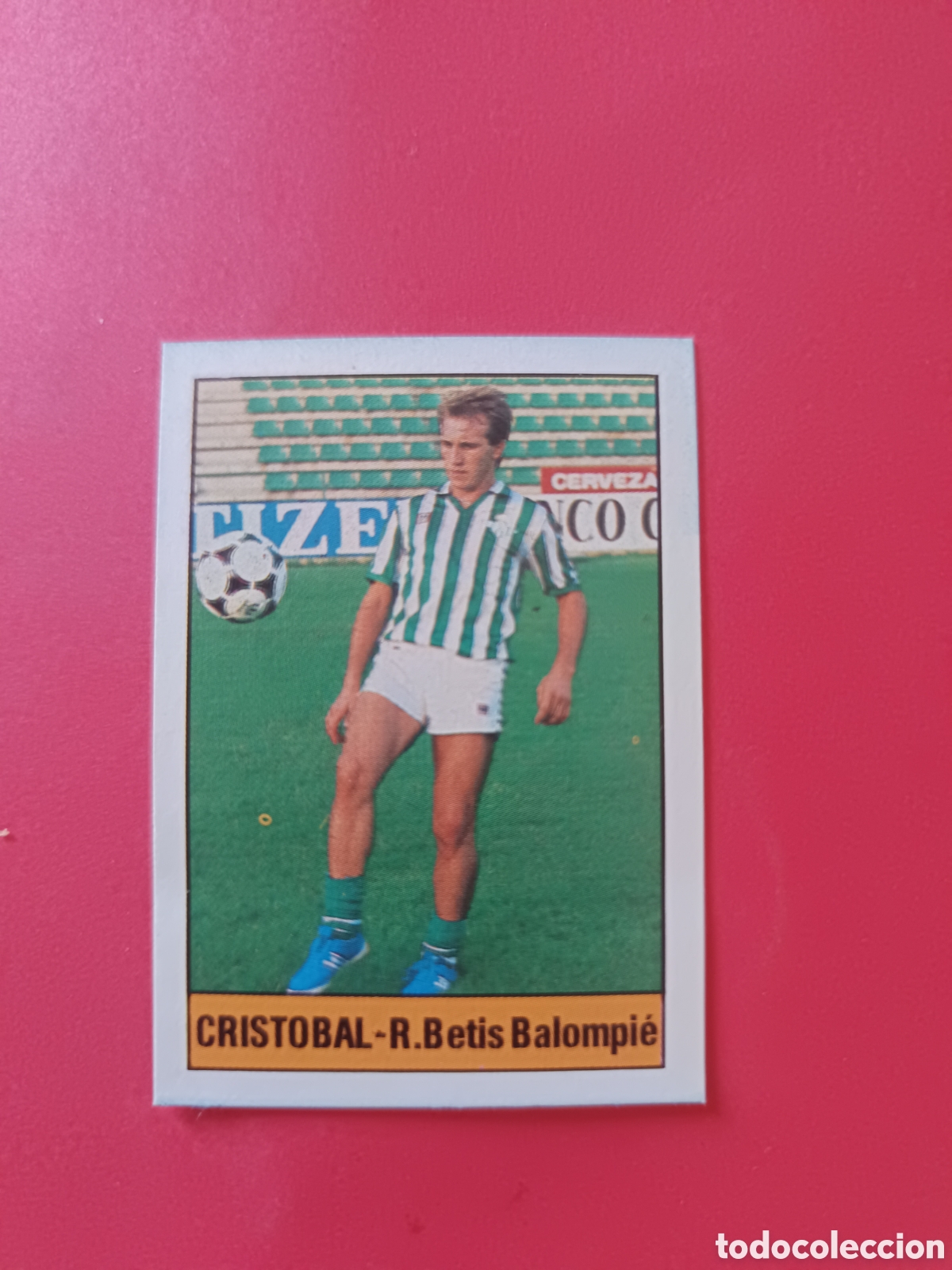 Cromos de f&uacute;tbol: LISEL 85-86 CRIST&Oacute;BAL FICHAJE BIS 328-A NUNCA PEGADO MUY DIF&Iacute;CIL
