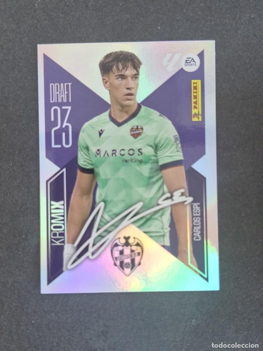 Cromos de Futebol: L3 CARLOS ESPI LEVANTE U. D. DRAFT 23 KROMIX LIGA ESTE 2026 2027 26 27 NUNCA PEGADO SIN PEGAR