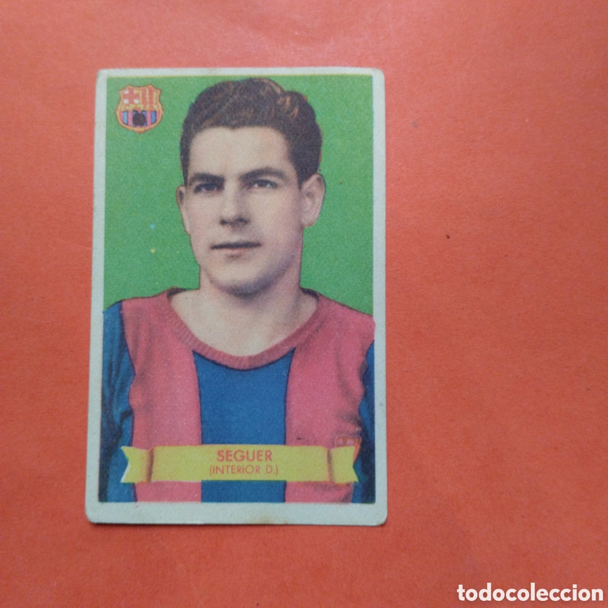 Cromos de Futebol: CROMO FUTBOL SEGUER F.C. BARCELONA CAMPEONES 1949 BRUGUERA NUNCA PEGADO