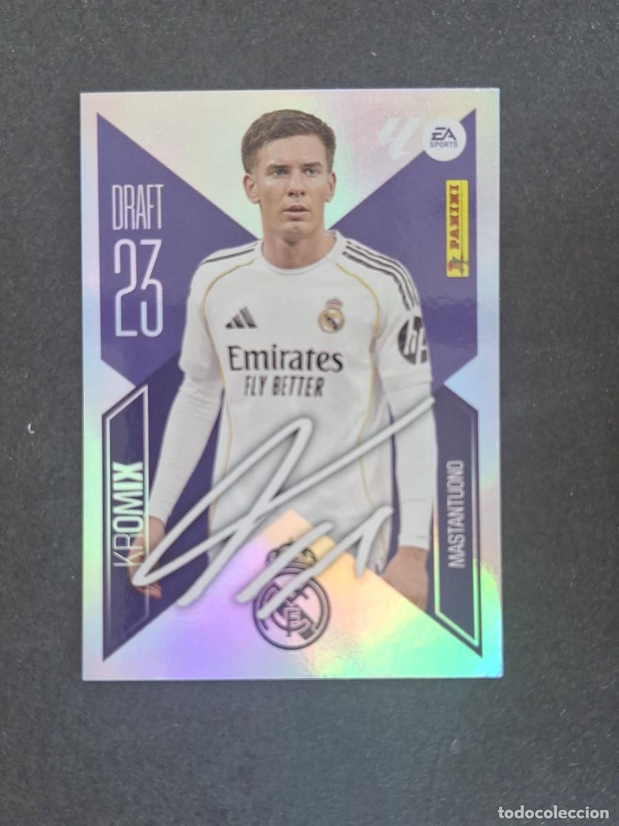 Football Stickers: L3 MASTANTUONO REAL MADRID DRAFT 23 KROMIX LIGA ESTE 2026 2027 26 27 NUNCA PEGADO SIN PEGAR