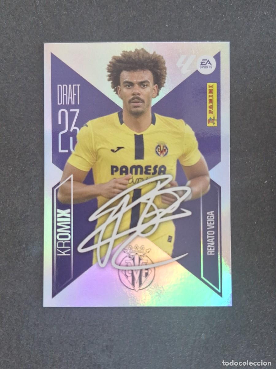 Football Stickers: L3 RENATO VEIGA VILLARREAL C. F. DRAFT 23 KROMIX LIGA ESTE 2026 2027 26 27 NUNCA PEGADO SIN PEGAR