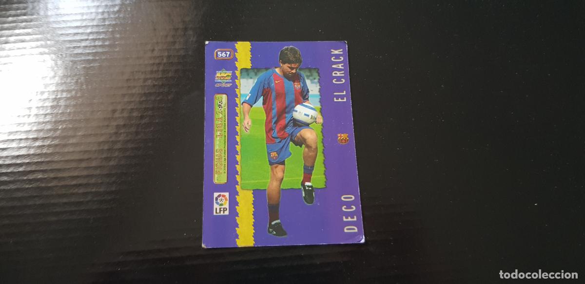 Football Stickers: 567 DECO F.C. BARCELONA. LAS FICHAS DE LA LIGA 2004 2005. 04 05 MUNDICROMO
