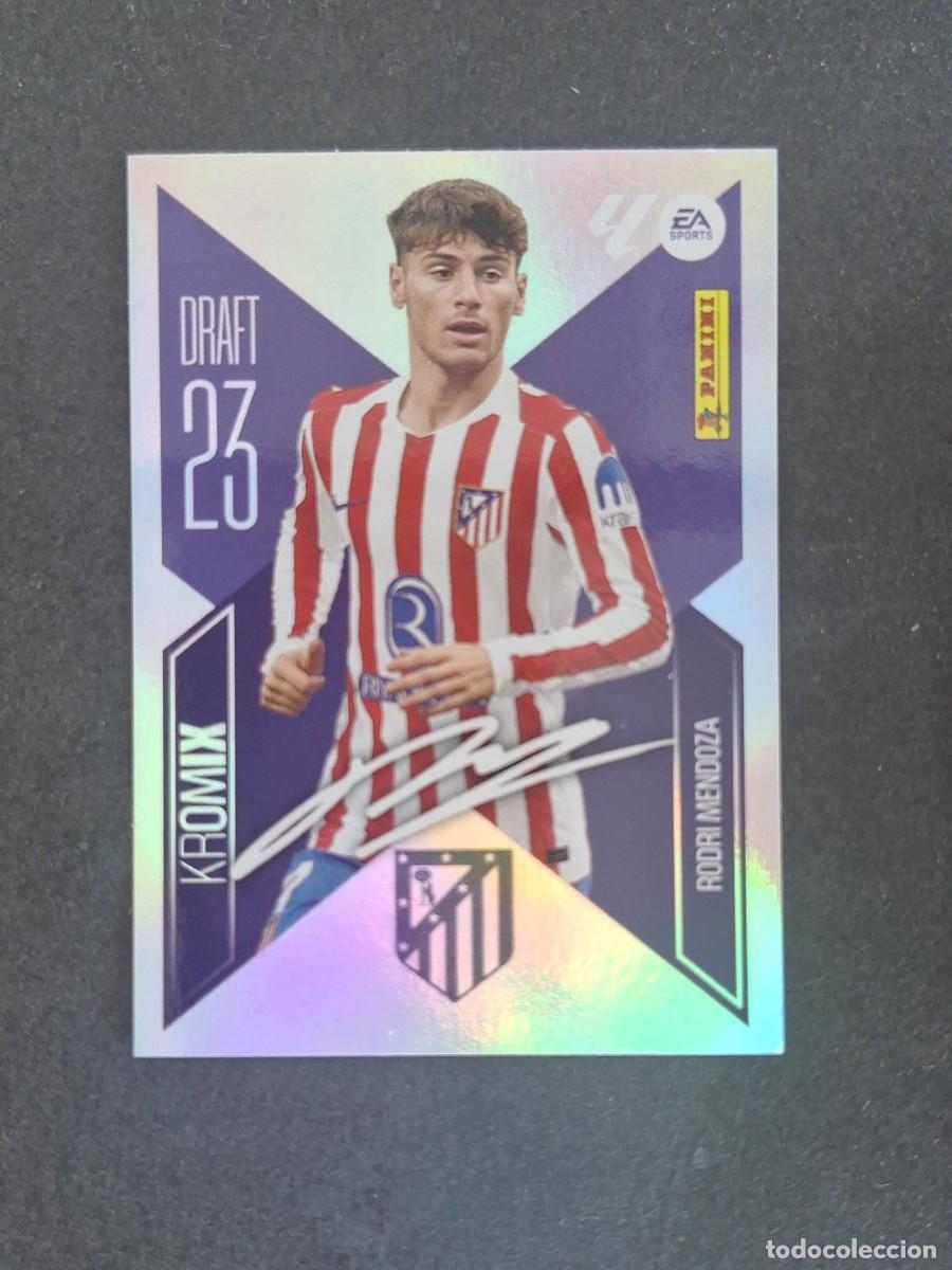 Football Stickers: L3 RODRI MENDOZA ATLETICO DE MADRID DRAFT 23 KROMIX LIGA ESTE 2026 2027 26 27 NUNCA PEGADO SIN PEGAR