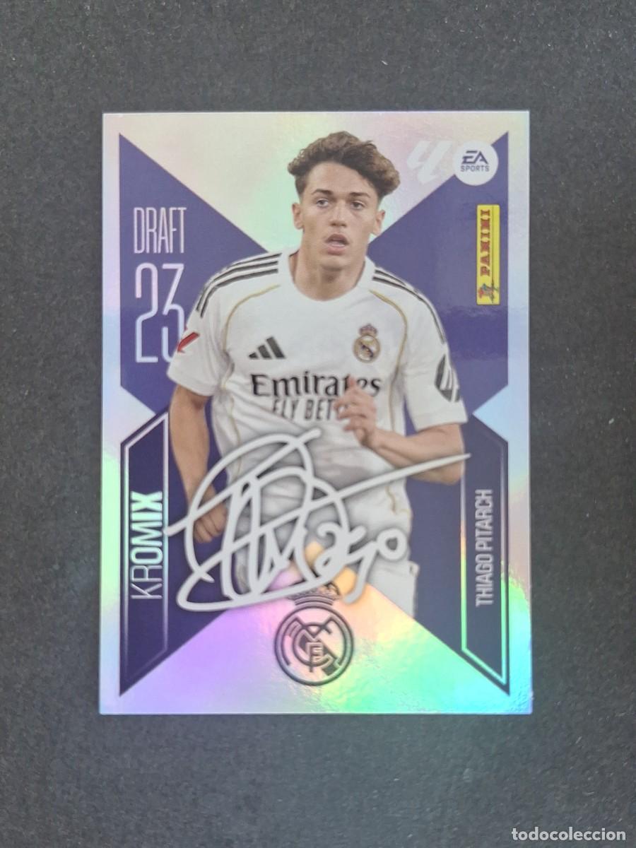 Football Stickers: L3 THIAGO PITARCH REAL MADRID DRAFT 23 KROMIX LIGA ESTE 2026 2027 26 27 NUNCA PEGADO SIN PEGAR