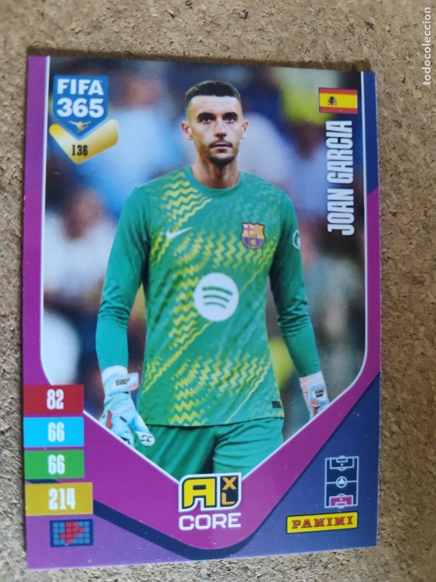 Football Stickers: ADRENALYN FIFA 365 2027 CARD CORE JOAN GARCIA FC BARCELONA # 136 PANINI