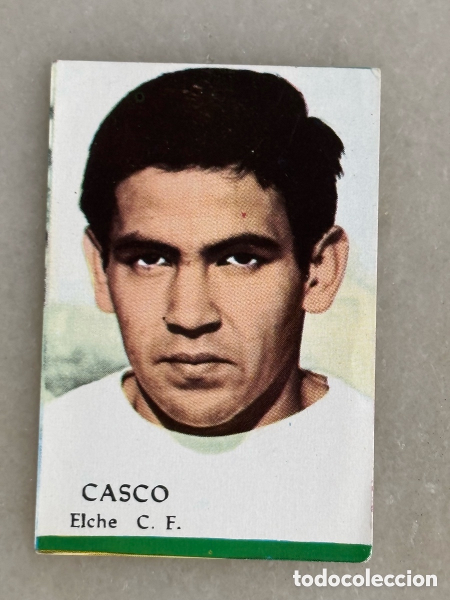 Cromos de Futebol: Cromo f&uacute;tbol Casco Elche &aacute;lbum Fher 1968 69 apaisado