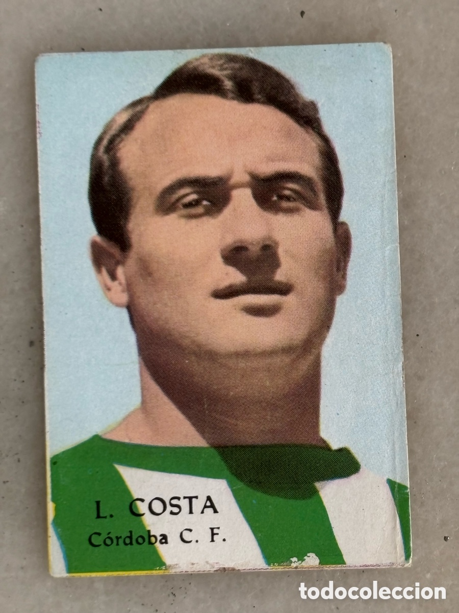 Cromos de Futebol: Cromo f&uacute;tbol Costa C&oacute;rdoba &aacute;lbum Fher 1968 69 apaisado nunca pegado