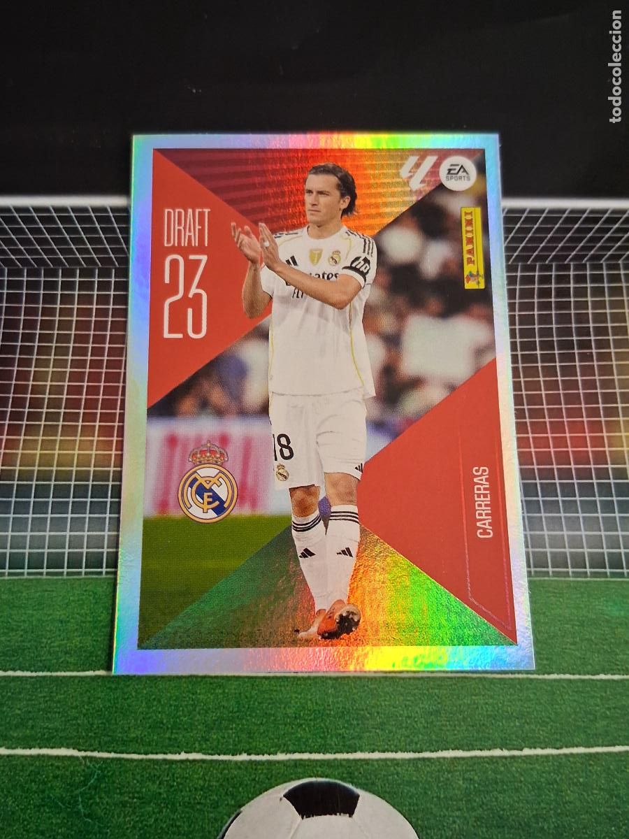 Cromos de f&uacute;tbol: 5 CARRERAS REAL MADRID DRAFT 23 LIGA FUTBOL EDICIONES ESTE PANINI 2026 2027 26 27