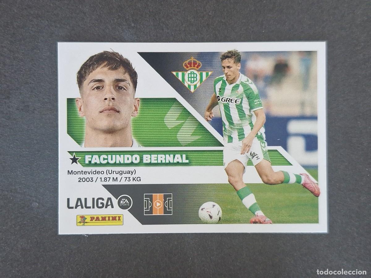 Cromos de Futebol: L3 FACUNDO BERNAL REAL BETIS BALOMPIE LIGA ESTE 2026 2027 26 27 NUNCA PEGADO SIN PEGAR