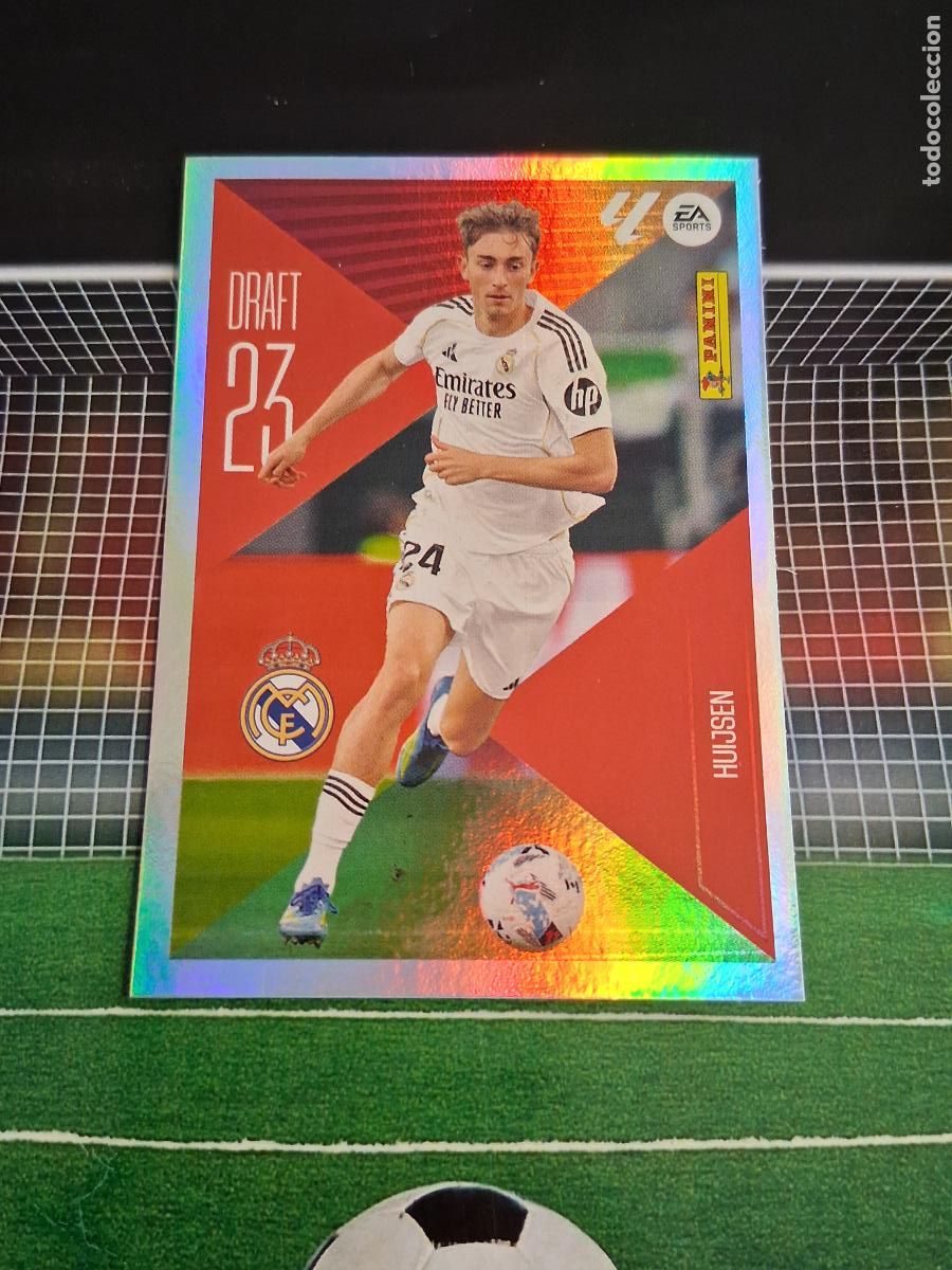 Cromos de f&uacute;tbol: 10 HUIJSEN REAL MADRID DRAFT 23 LIGA FUTBOL EDICIONES ESTE PANINI 2026 2027 26 27