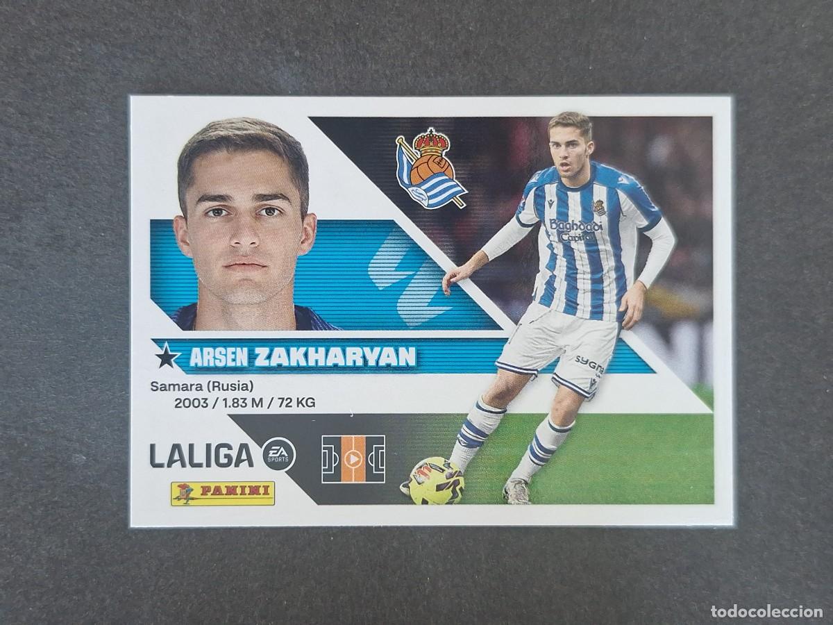 Cromos de Futebol: L3 ZAKHARYAN REAL SOCIEDAD LIGA ESTE 2026 2027 26 27 NUNCA PEGADO SIN PEGAR
