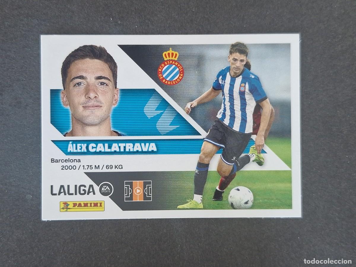 Cromos de Futebol: L3 CALATRAVA R. C. D. ESPA&Ntilde;OL FICHAJE 2 LIGA ESTE 2026 2027 26 27 NUNCA PEGADO SIN PEGAR