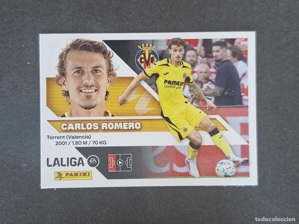 Figurine di Calcio: L3 CARLOS ROMERO VILLARREAL C. F. FICHAJE 4 LIGA ESTE 2026 2027 26 27 NUNCA PEGADO SIN PEGAR