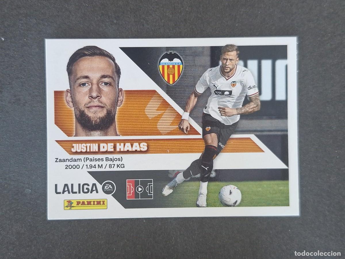 Figurine di Calcio: L3 DE HAAS VALENCIA C. F. FICHAJE 9 LIGA ESTE 2026 2027 26 27 NUNCA PEGADO SIN PEGAR