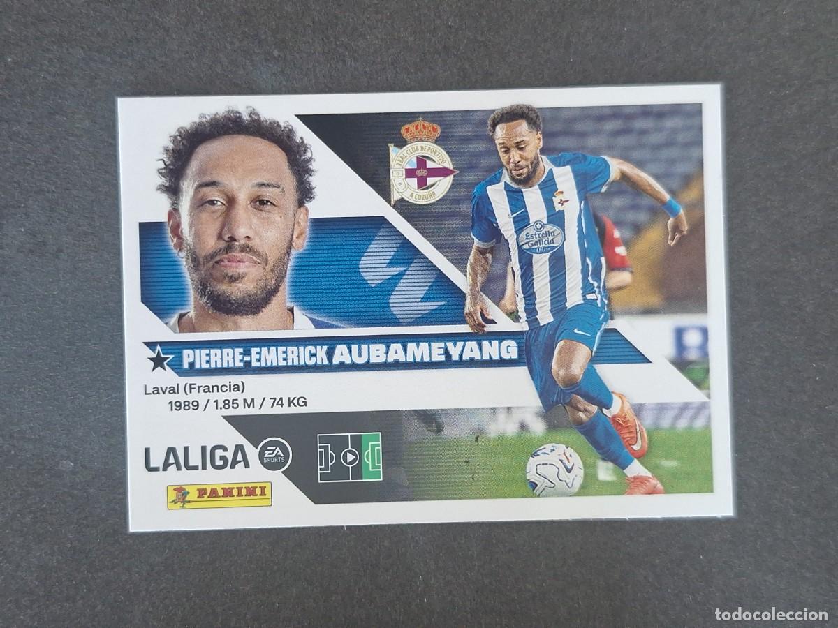 Cromos de Futebol: L3 AUBAMEYANG DEPORTIVO DE LA CORU&Ntilde;A FICHAJE 12 LIGA ESTE 2026 2027 26 27 NUNCA PEGADO SIN PEGAR