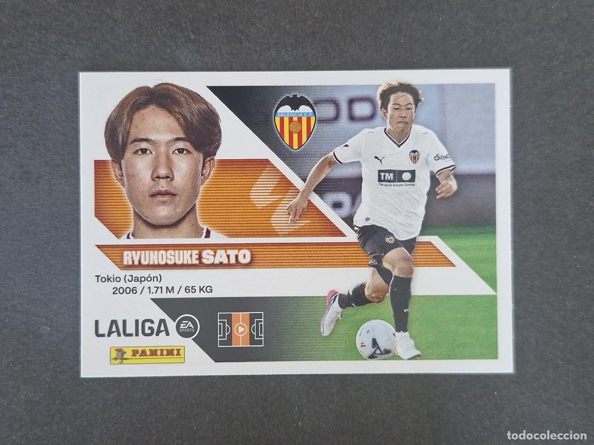Cromos de Futebol: L3 SATO VALENCIA C. F. FICHAJE 14 LIGA ESTE 2026 2027 26 27 NUNCA PEGADO SIN PEGAR