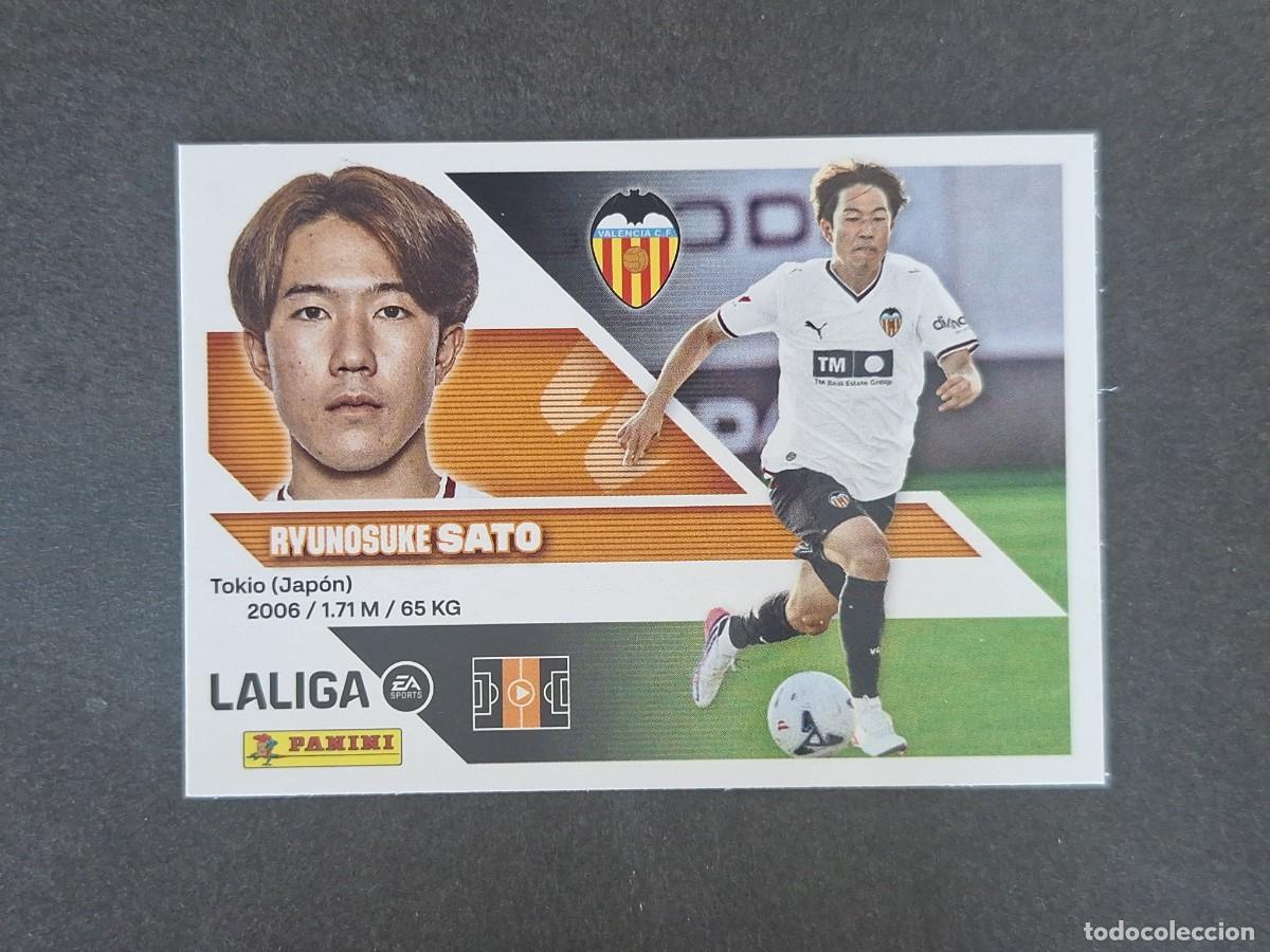 Cromos de Futebol: L3 SATO VALENCIA C. F. FICHAJE 14 LIGA ESTE 2026 2027 26 27 NUNCA PEGADO SIN PEGAR
