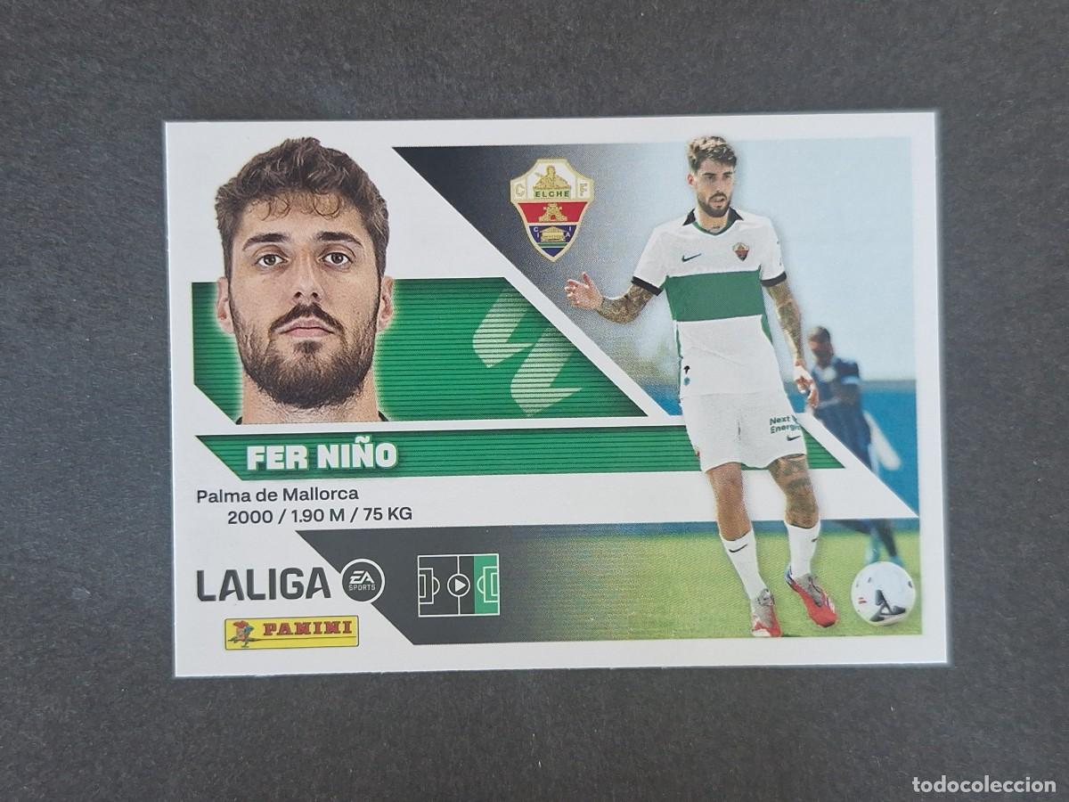 Cromos de Futebol: L3 FER NI&Ntilde;O ELCHE C. F. FICHAJE 15 LIGA ESTE 2026 2027 26 27 NUNCA PEGADO SIN PEGAR
