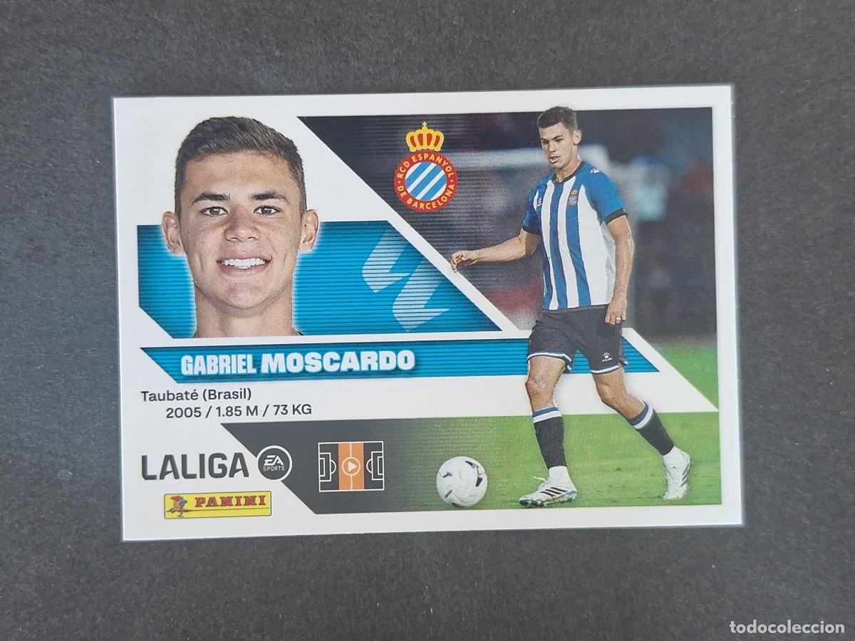 Cromos de Futebol: L3 MOSCARDO R. C. D. ESPA&Ntilde;OL FICHAJE 16 LIGA ESTE 2026 2027 26 27 NUNCA PEGADO SIN PEGAR