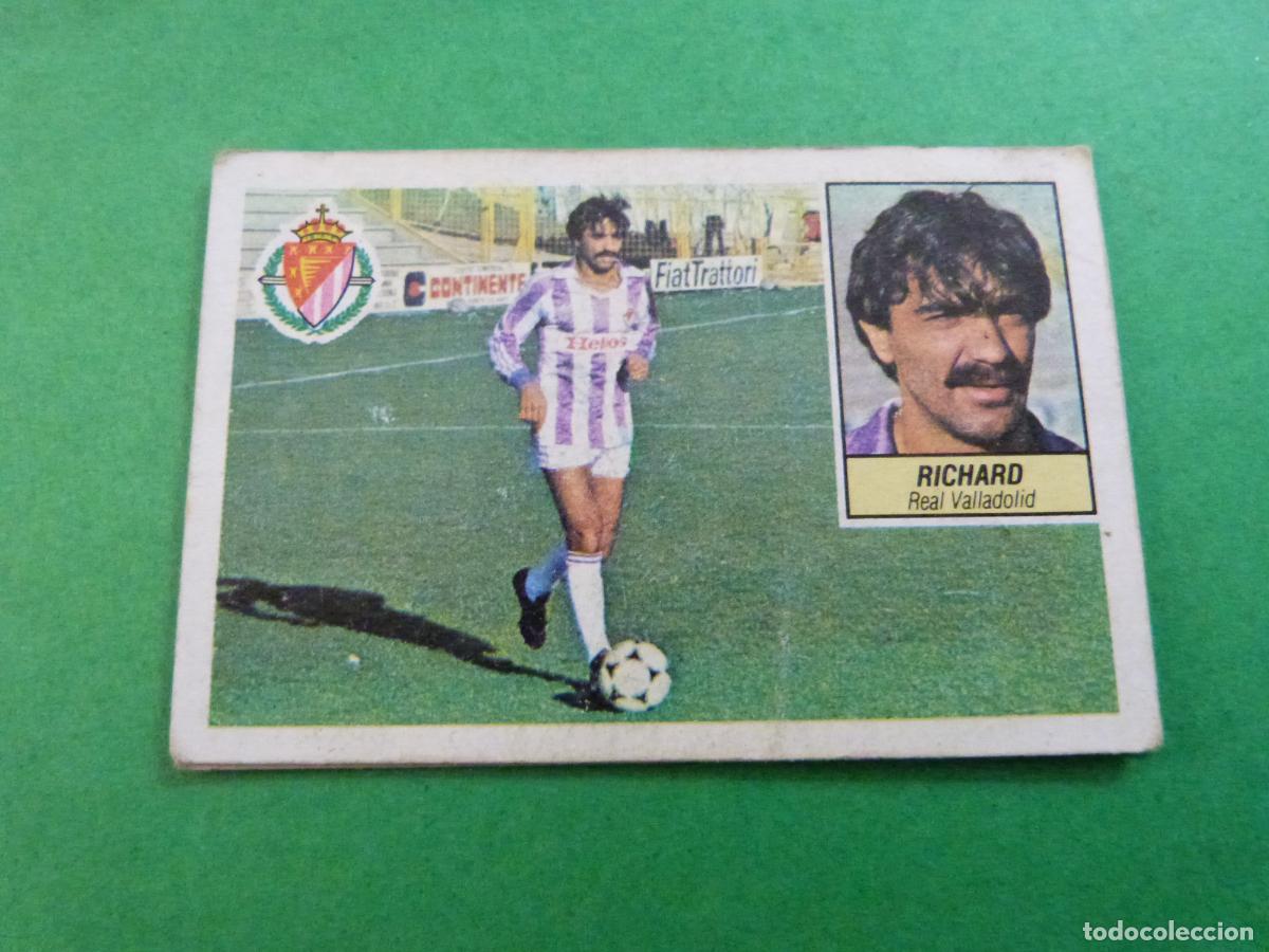 Cromos de Futebol: CROMO FUTBOL RICHARD JAVI REAL VALLADOLID C.F. DESPEGADO*** LIGA ESTE 1984-1985/84-85