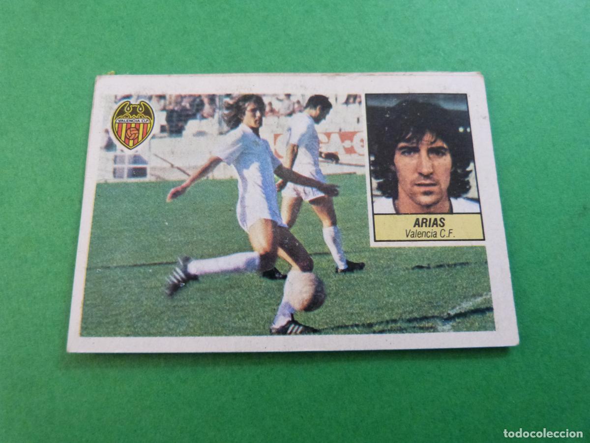 Figurine di Calcio: CROMO FUTBOL ARIAS CASTELLANOS VALENCIA C.F. DESPEGADO*** LIGA ESTE 1984-1985/84-85