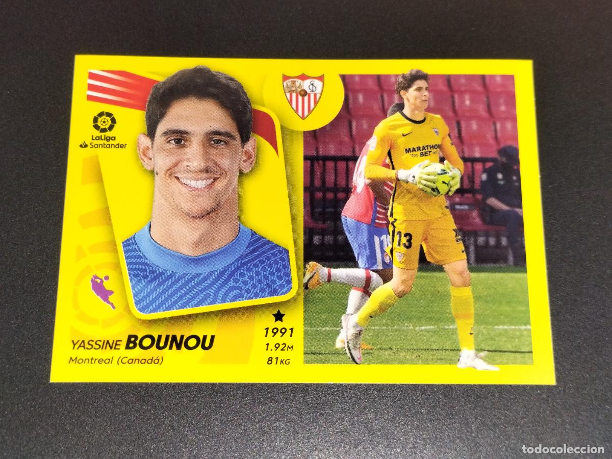 Figurine di Calcio: N&ordm; 5 YASSINE BOUNOU SEVILLA CROMOS LALIGA SANTANDER ESTE LIGA FUTBOL 2021 2022 21 22 PANINI