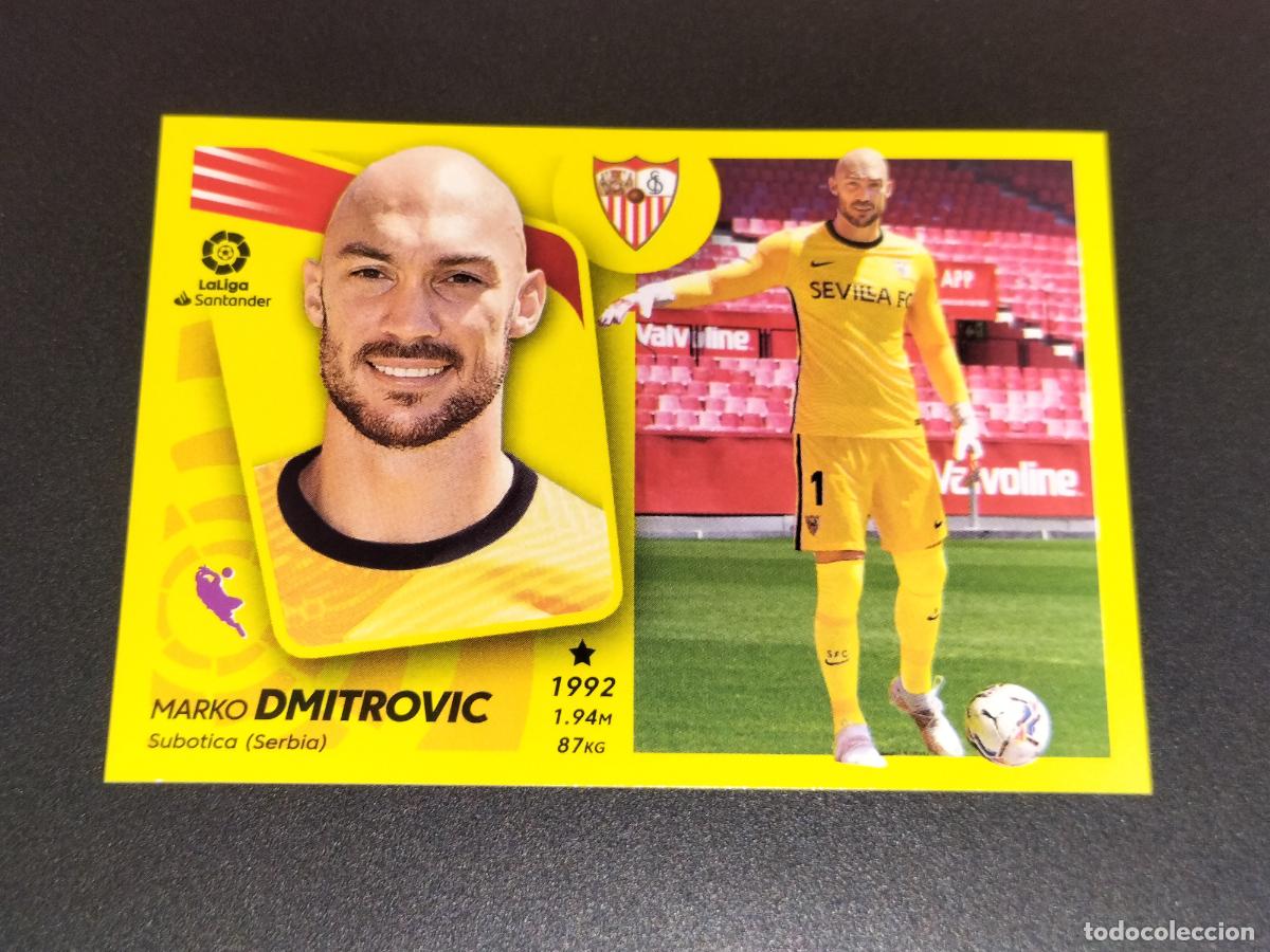 Figurine di Calcio: N&ordm; 6 MARKO DMITROVIC SEVILLA CROMOS LALIGA SANTANDER ESTE LIGA FUTBOL 2021 2022 21 22 PANINI