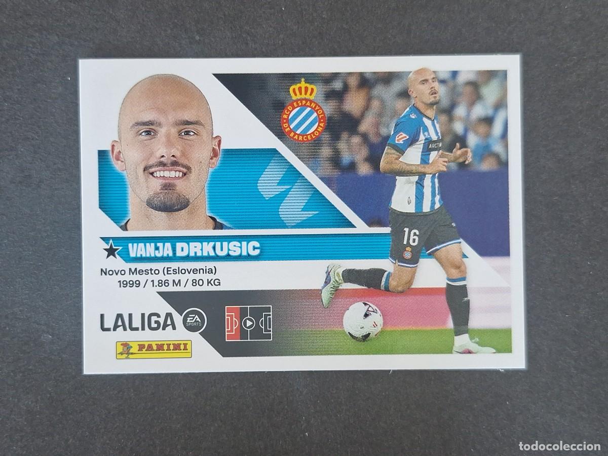 Football Stickers: L3 DRKUSIC R. C. D. ESPA&Ntilde;OL COLOCA LIGA ESTE 2026 2027 26 27 NUNCA PEGADO SIN PEGAR