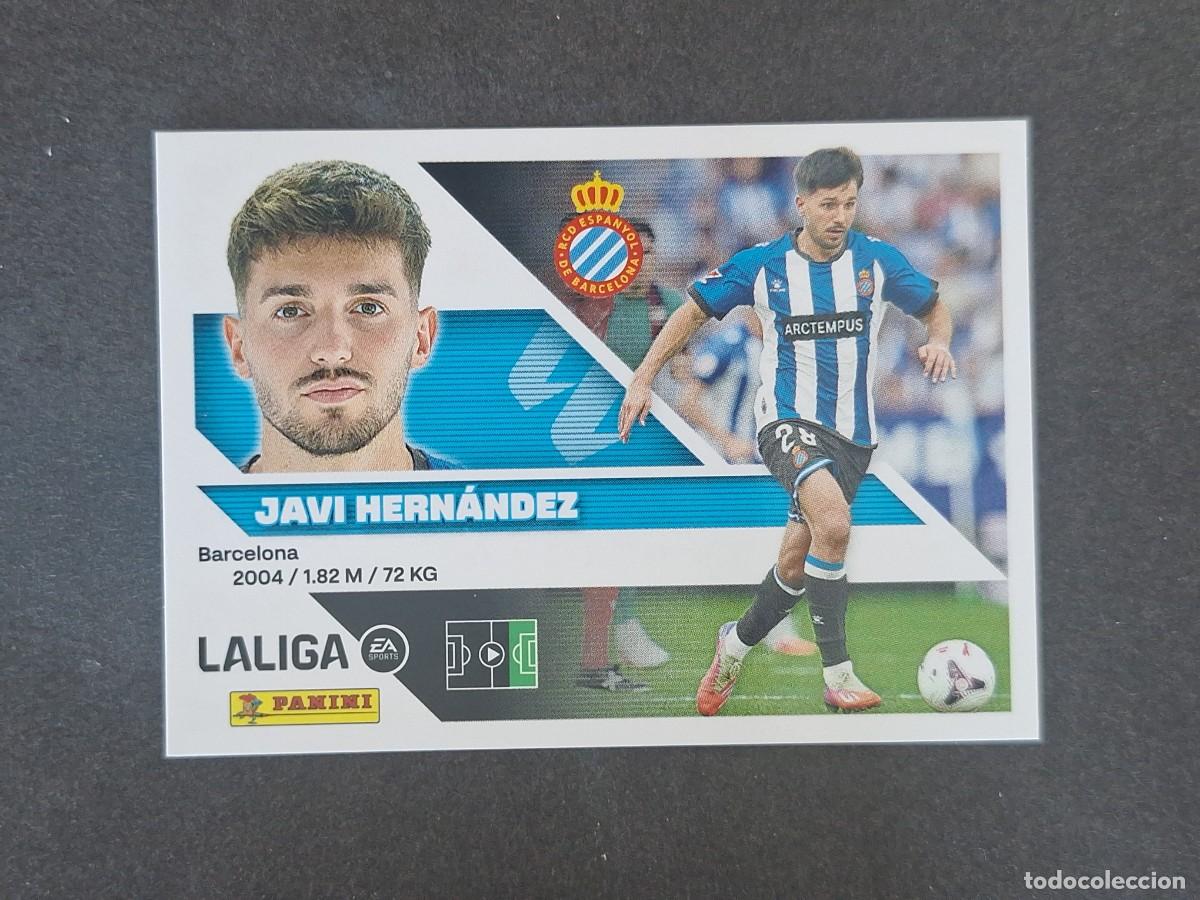 Football Stickers: L3 JAVI HERNNADEZ R. C. D. ESPA&Ntilde;OL COLOCA LIGA ESTE 2026 2027 26 27 NUNCA PEGADO SIN PEGAR
