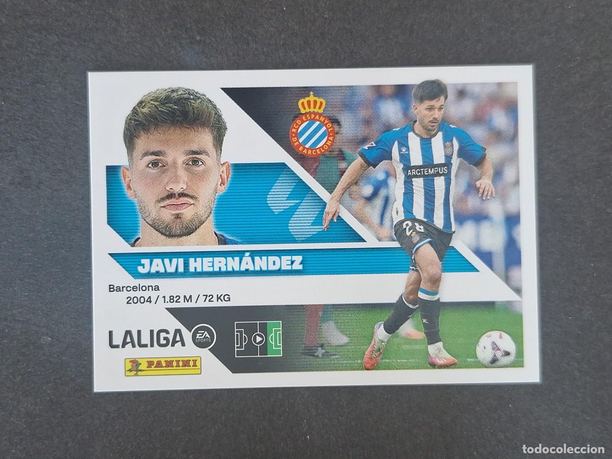 Football Stickers: L3 JAVI HERNNADEZ R. C. D. ESPA&Ntilde;OL COLOCA LIGA ESTE 2026 2027 26 27 NUNCA PEGADO SIN PEGAR