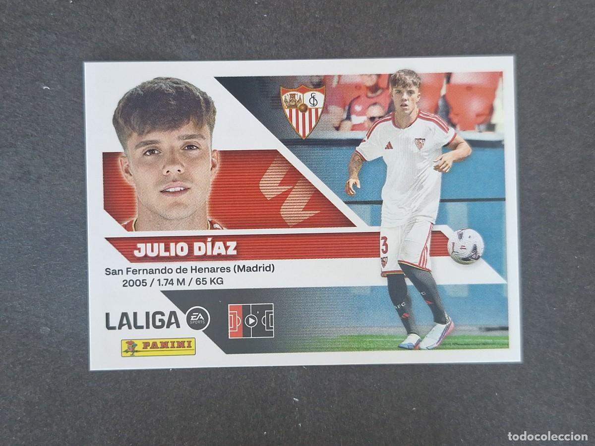Cartes &agrave; collectionner de Football: L3 JULIO DIAZ SEVILLA F. C. COLOCA LIGA ESTE 2026 2027 26 27 NUNCA PEGADO SIN PEGAR
