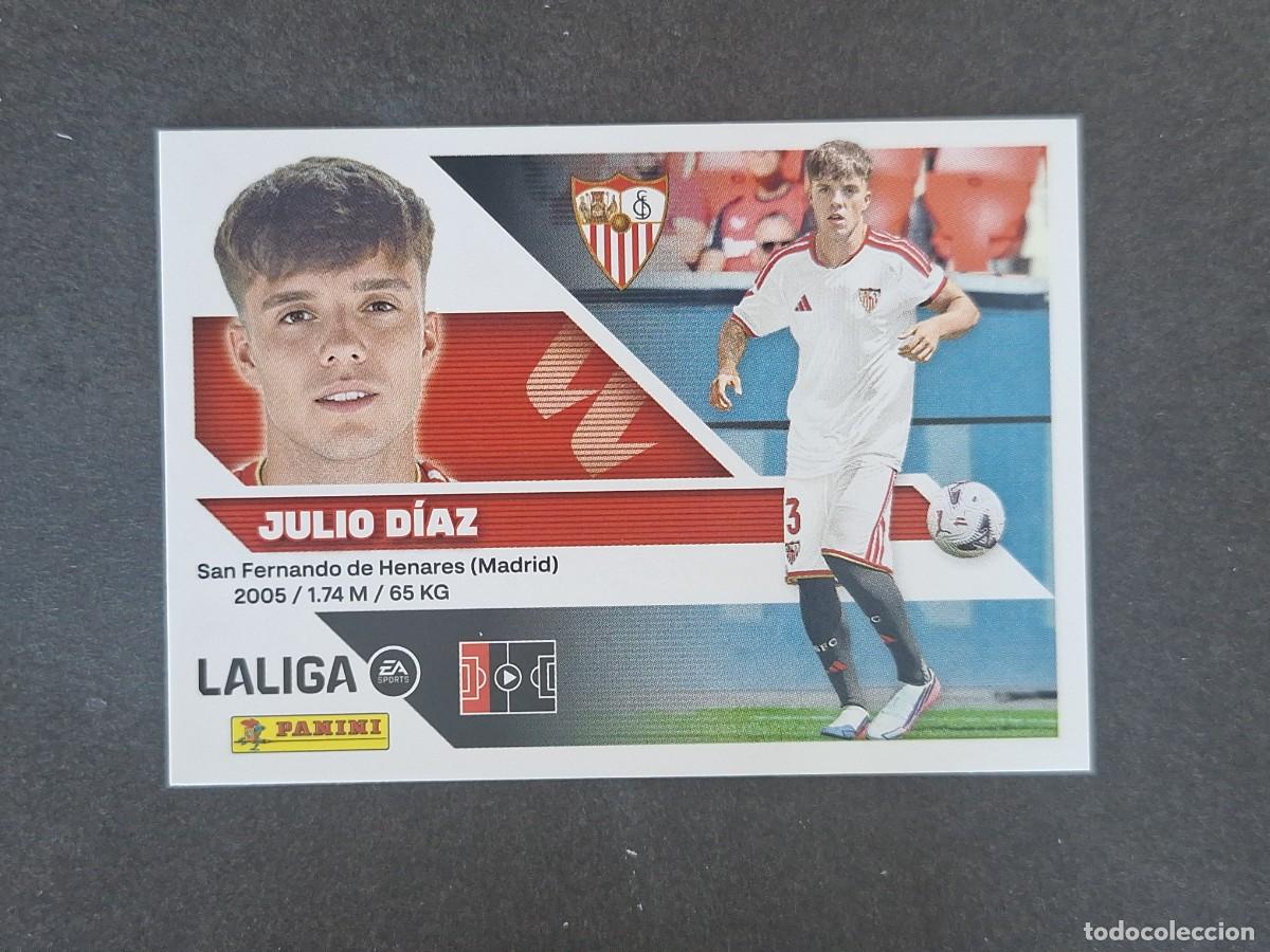 Cartes &agrave; collectionner de Football: L3 JULIO DIAZ SEVILLA F. C. COLOCA LIGA ESTE 2026 2027 26 27 NUNCA PEGADO SIN PEGAR