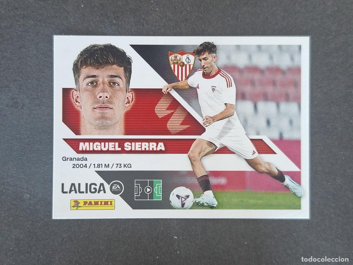 Cartes &agrave; collectionner de Football: L3 MIGUEL SIERRA SEVILLA F. C. COLOCA LIGA ESTE 2026 2027 26 27 NUNCA PEGADO SIN PEGAR