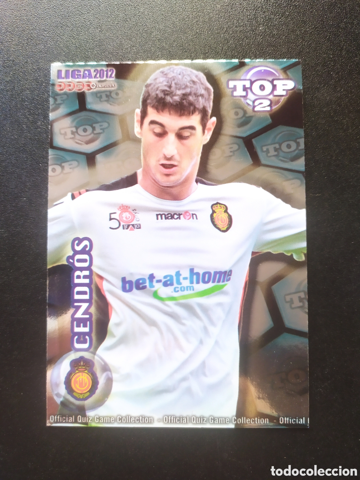 Cartes &agrave; collectionner de Football: Mundicromo fichas Liga 2011 2012 11 12 Cendros top brillo azul n&deg; 557 Mallorca