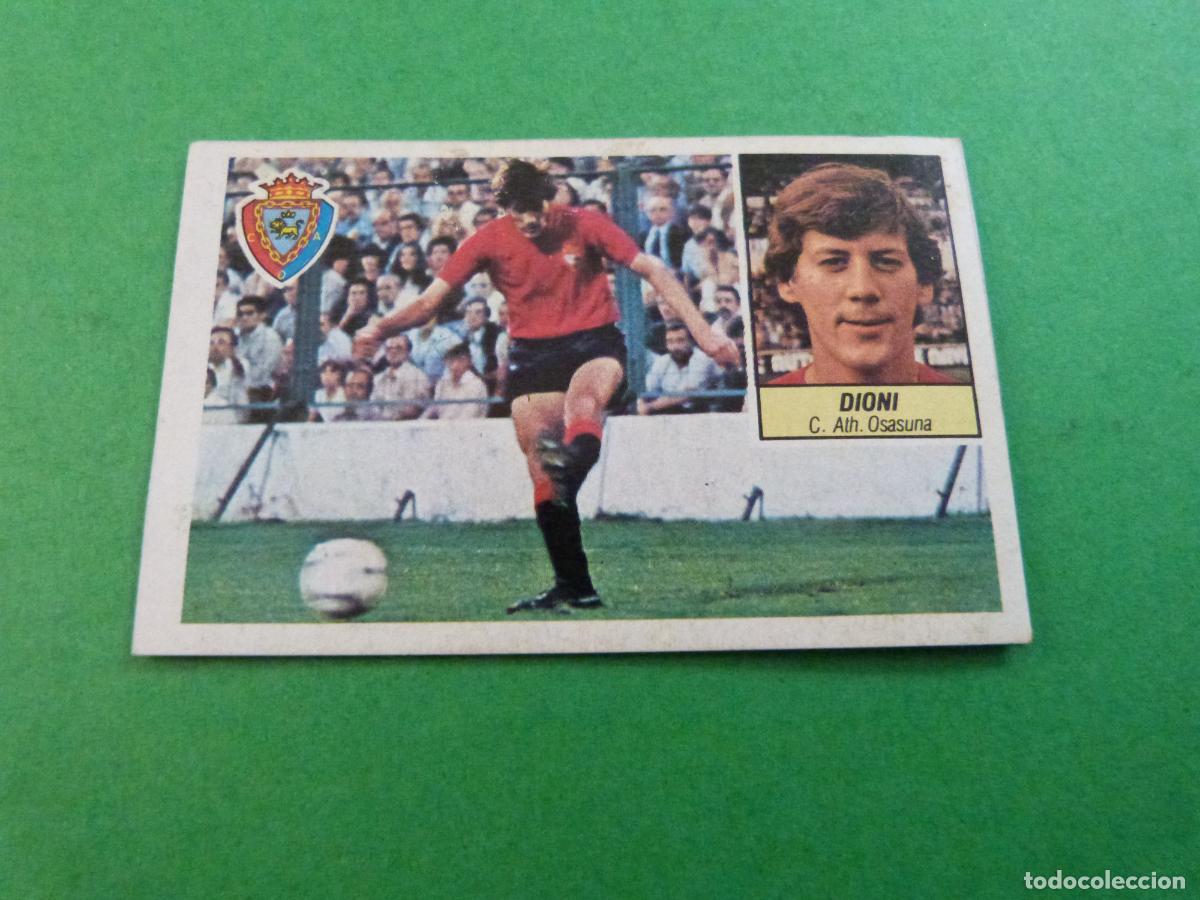 Figurine di Calcio: CROMO FUTBOL DIONI BAYONA AT. OSASUNA DESPEGADO*** LIGA ESTE 1984-1985/84-85