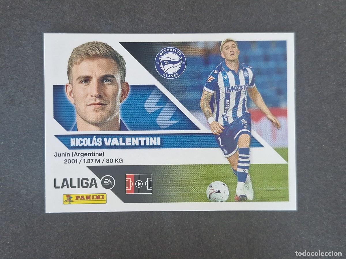 Cromos de Futebol: L3 VALENTINI DEPORTIVO ALAVES FICHAJE 30 LIGA ESTE 2026 2027 26 27 NUNCA PEGADO SIN PEGAR