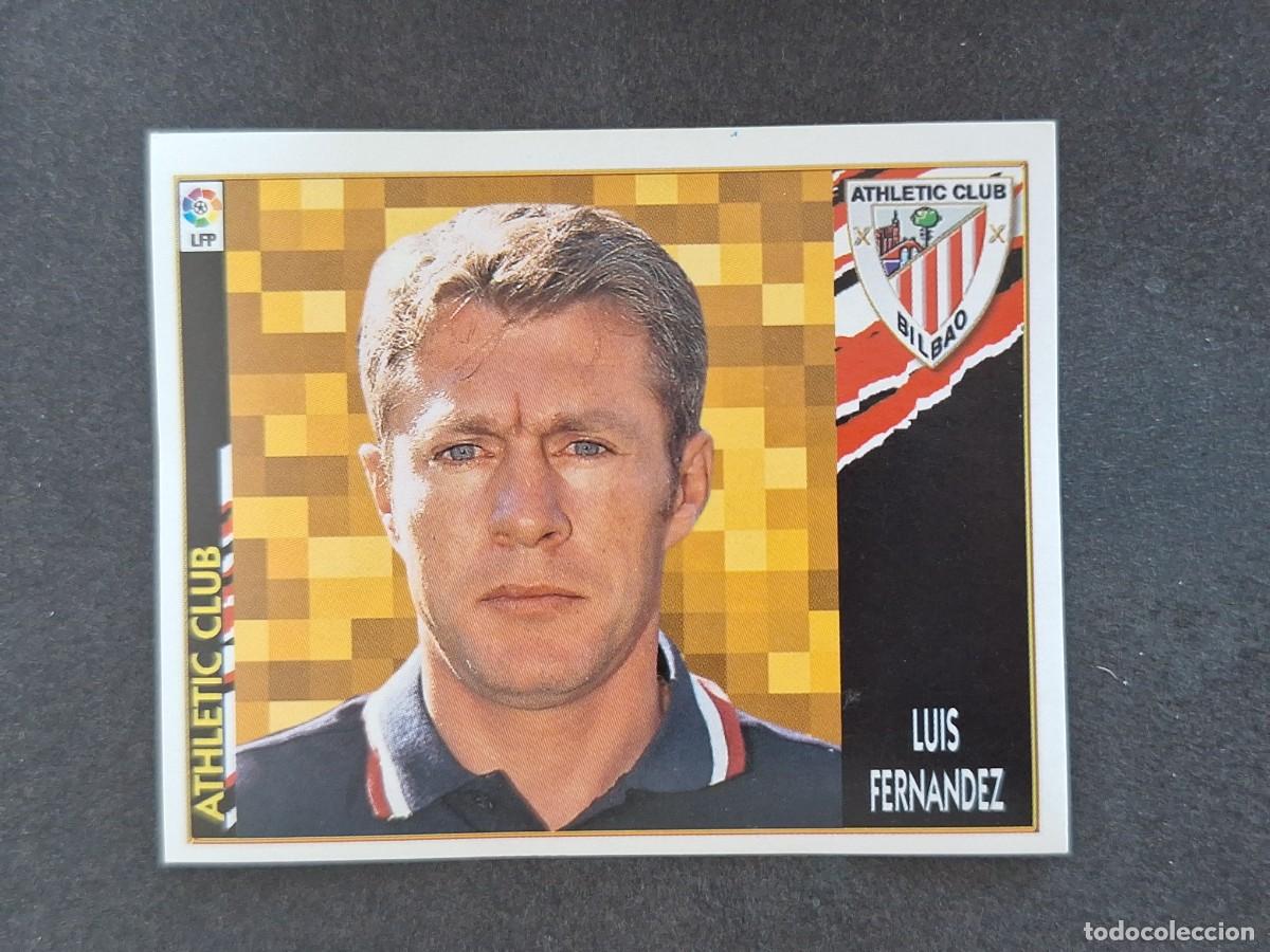 Figurine di Calcio: L4 LUIS FERNANDEZ ENTRENADOR ATHLETIC DE BILBAO LIGA ESTE 1997 1998 97 98 NUNCA PEGADO SIN PEGAR
