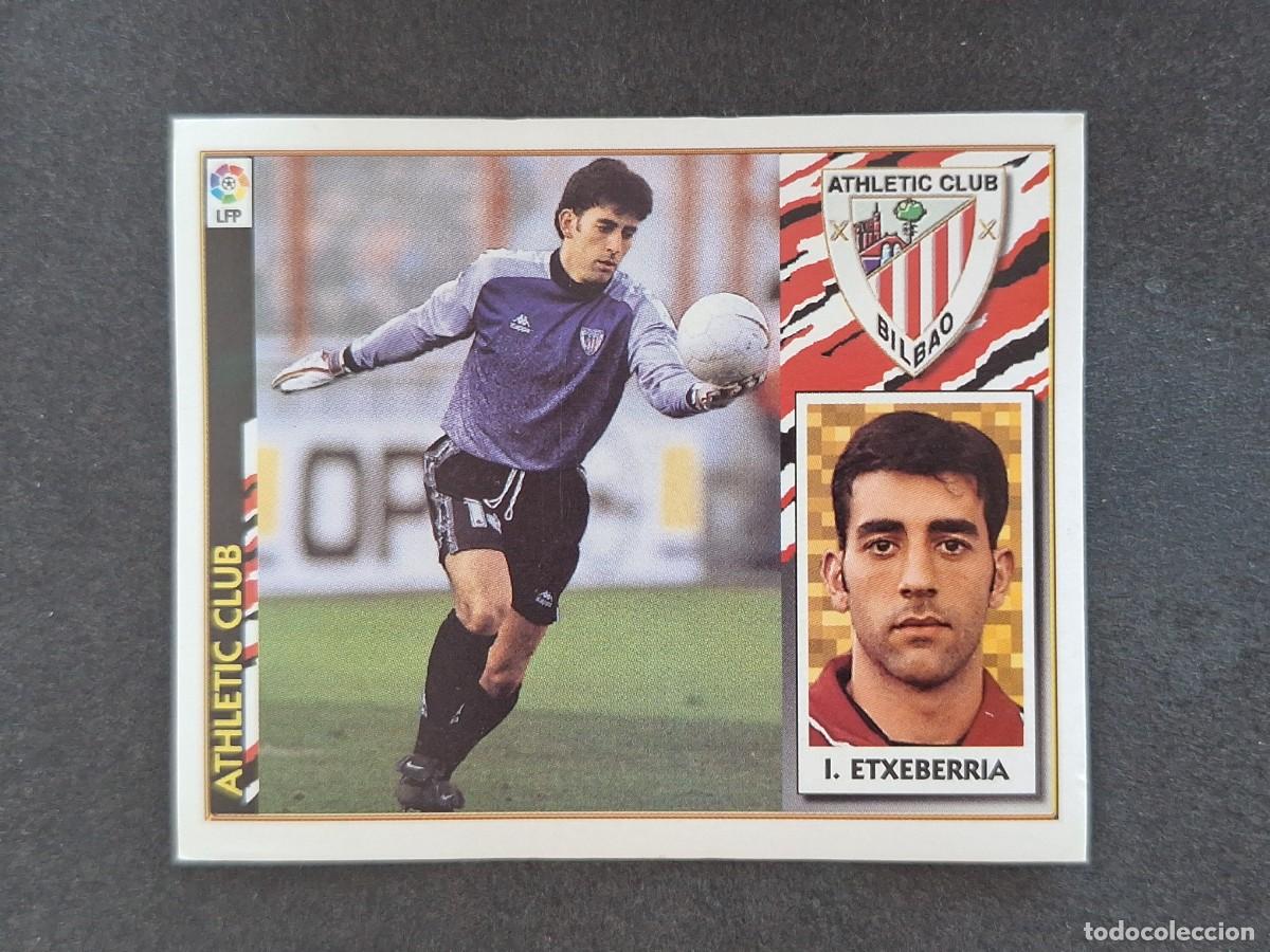 Fu&szlig;ball-Sticker: L4 IMANOL ETXEBERRIA ATHLETIC CLUB DE BILBAO LIGA ESTE 1997 1998 97 98 NUNCA PEGADO SIN PEGAR