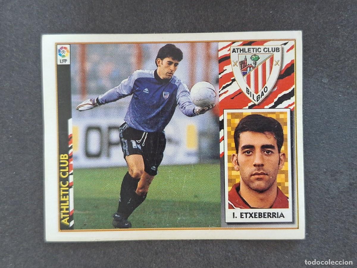 Fu&szlig;ball-Sticker: L4 IMANOL ETXEBERRIA ATHLETIC CLUB DE BILBAO LIGA ESTE 1997 1998 97 98 NUNCA PEGADO SIN PEGAR