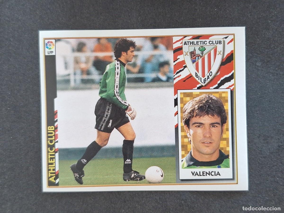 Fu&szlig;ball-Sticker: L4 VALENCIA ATHLETIC CLUB DE BILBAO LIGA ESTE 1997 1998 97 98 NUNCA PEGADO SIN PEGAR