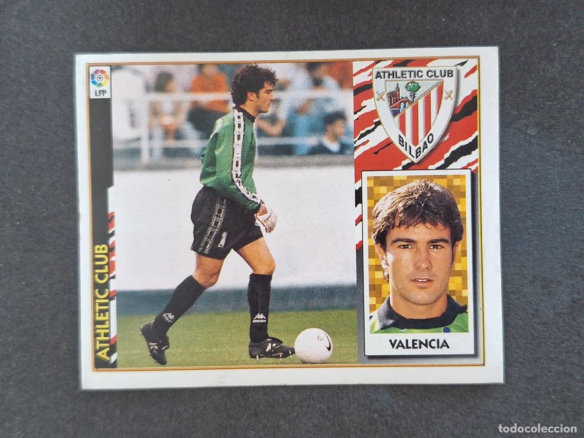 Fu&szlig;ball-Sticker: L4 VALENCIA ATHLETIC CLUB DE BILBAO LIGA ESTE 1997 1998 97 98 NUNCA PEGADO SIN PEGAR
