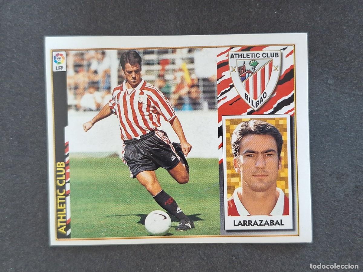 Fu&szlig;ball-Sticker: L4 LARRAZABAL ATHLETIC CLUB DE BILBAO LIGA ESTE 1997 1998 97 98 NUNCA PEGADO SIN PEGAR