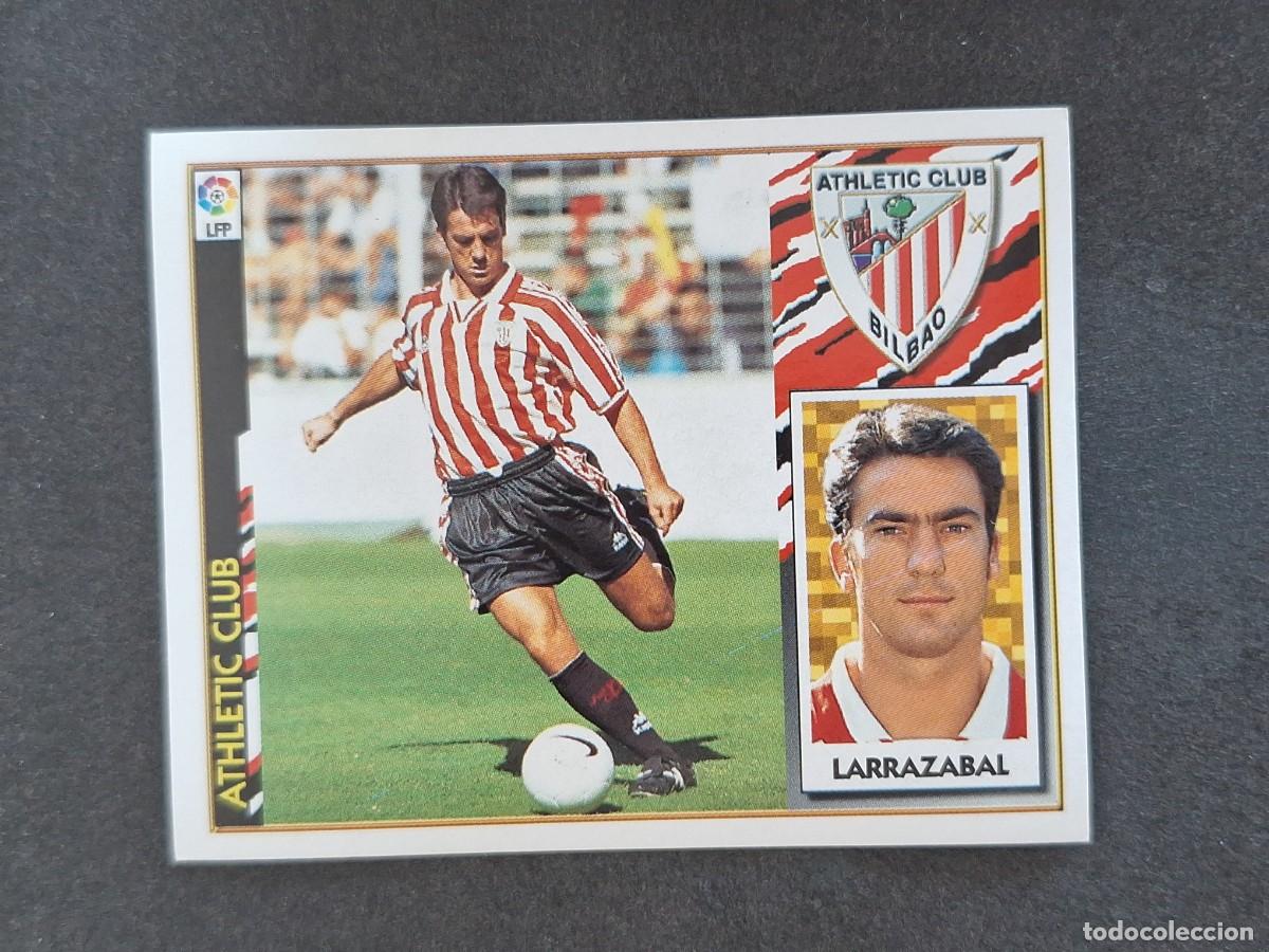 Fu&szlig;ball-Sticker: L4 LARRAZABAL ATHLETIC CLUB DE BILBAO LIGA ESTE 1997 1998 97 98 NUNCA PEGADO SIN PEGAR