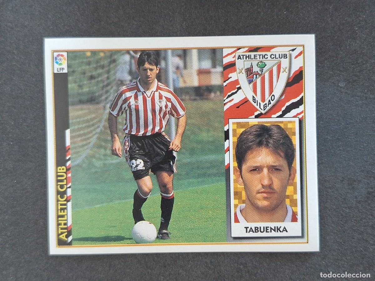 Fu&szlig;ball-Sticker: L4 TABUENKA ATHLETIC CLUB DE BILBAO LIGA ESTE 1997 1998 97 98 NUNCA PEGADO SIN PEGAR
