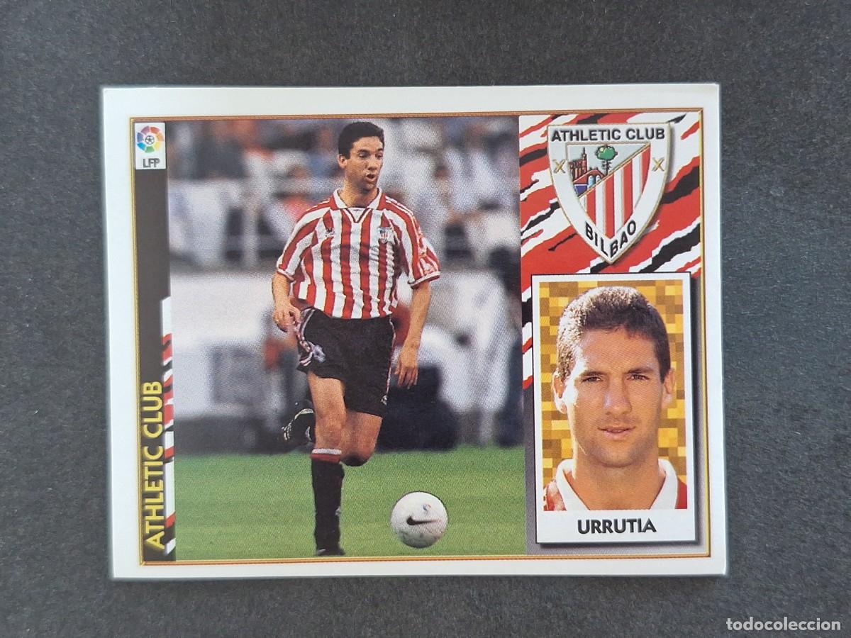 Cromos de Futebol: L4 URRUTIA ATHLETIC CLUB DE BILBAO LIGA ESTE 1997 1998 97 98 NUNCA PEGADO SIN PEGAR