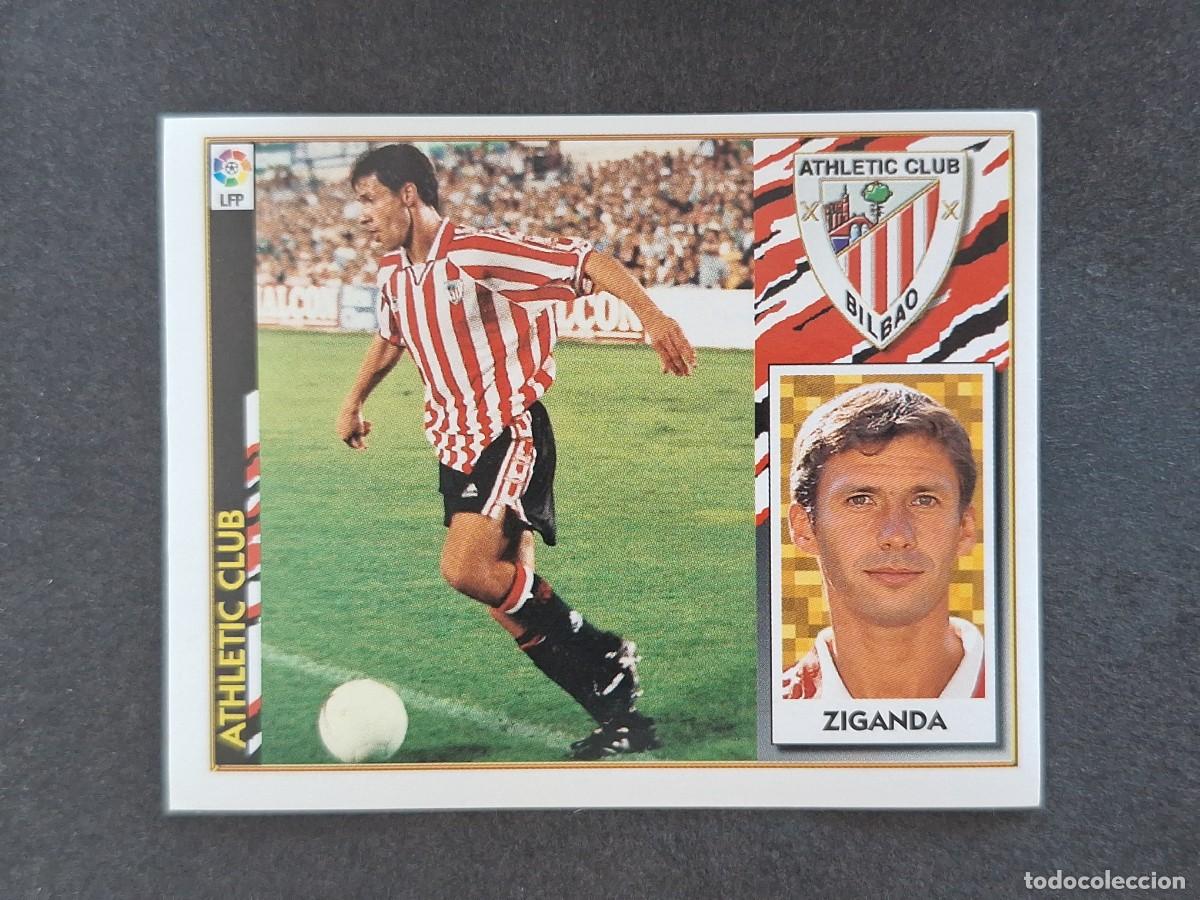 Cromos de Futebol: L4 ZIGANDA ATHLETIC CLUB DE BILBAO LIGA ESTE 1997 1998 97 98 NUNCA PEGADO SIN PEGAR