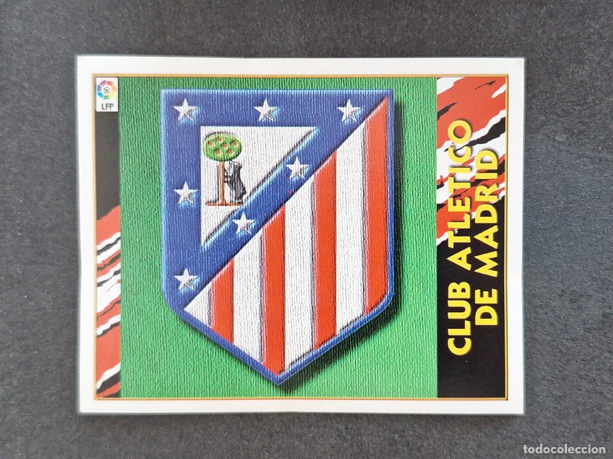 Cromos de Futebol: L4 ESCUDO ATLETICO DE MADRID LIGA ESTE 1997 1998 97 98 NUNCA PEGADO SIN PEGAR