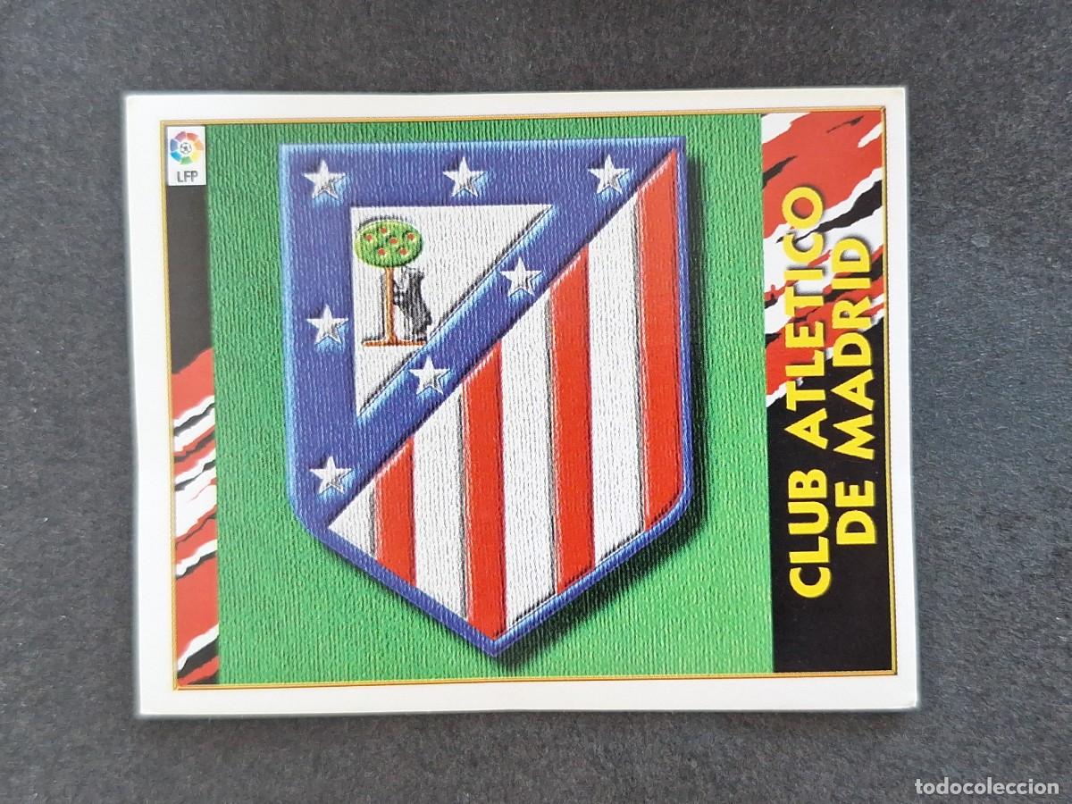 Cromos de Futebol: L4 ESCUDO ATLETICO DE MADRID LIGA ESTE 1997 1998 97 98 NUNCA PEGADO SIN PEGAR